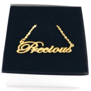 14K Gold Plated Name Necklace - Precious
